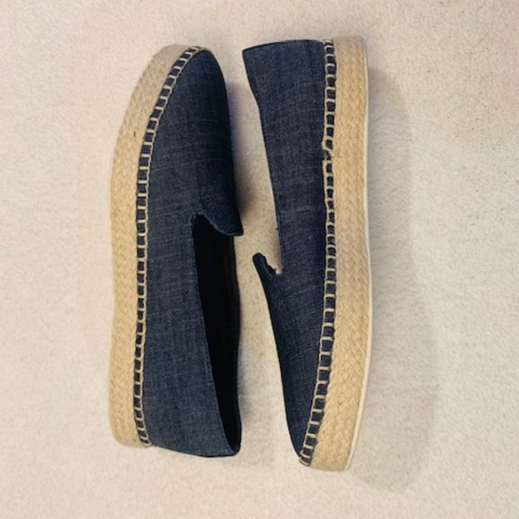 Dr. Scholls Find Me Blue Denim Espadrille Slip-On Shoes - Size 11  NWOT - Picture 4 of 7